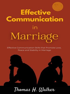 cover image of Effective Communication in Marriage
